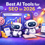 Best AI tools for SEO dashboard showing keyword research and ranking analysis in 2026